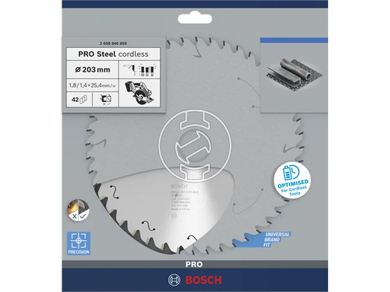 Kép: PRO Steel Akkus Korfureszlap HH 203x25.4x1.81.4 - 42T.webp