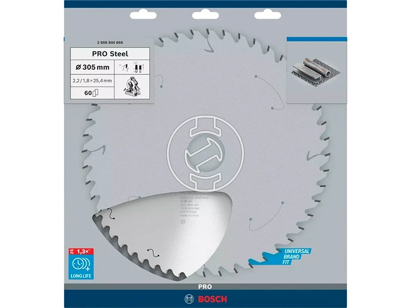 Bosch PRO Steel körfűrészlap 305 x 2,2 x 25,4 mm, T60