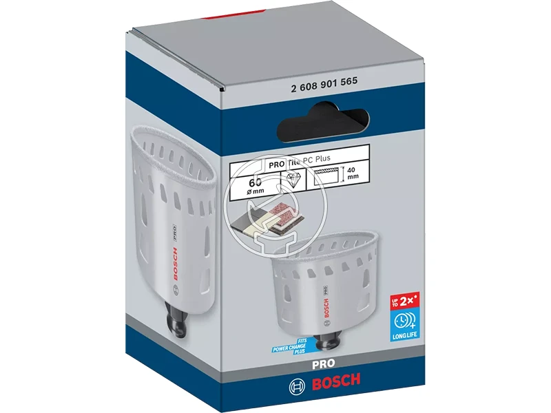 Bosch PRO Tile PC Plus gyémántfúrókorona fúrógéphez 60 mm