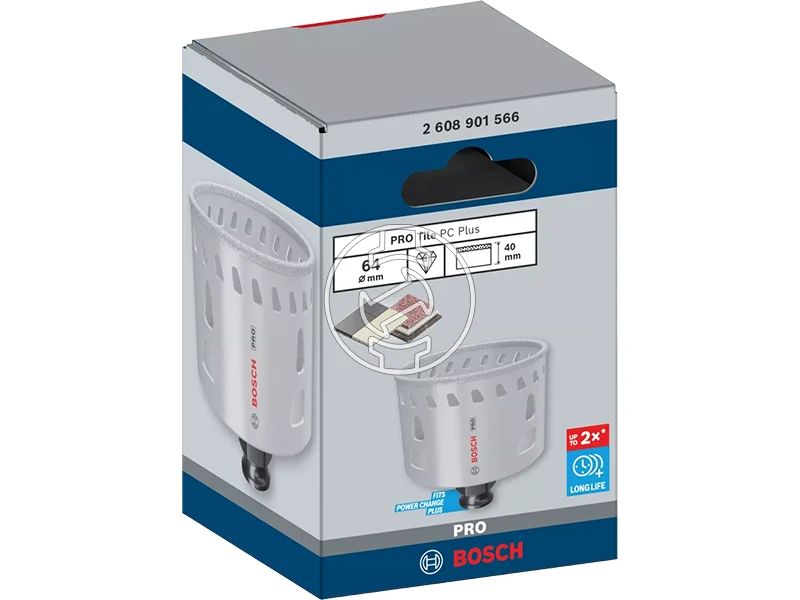 Bosch PRO Tile PC Plus gyémántfúrókorona fúrógéphez 64 mm