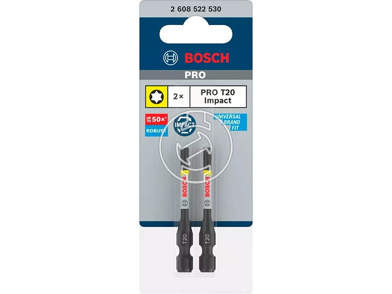 Bosch T20 bit készlet 55 mm 2 db