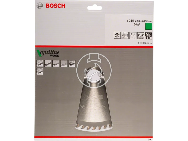 Bosch körfűrészlap 235 x 2,8 x 30 mm