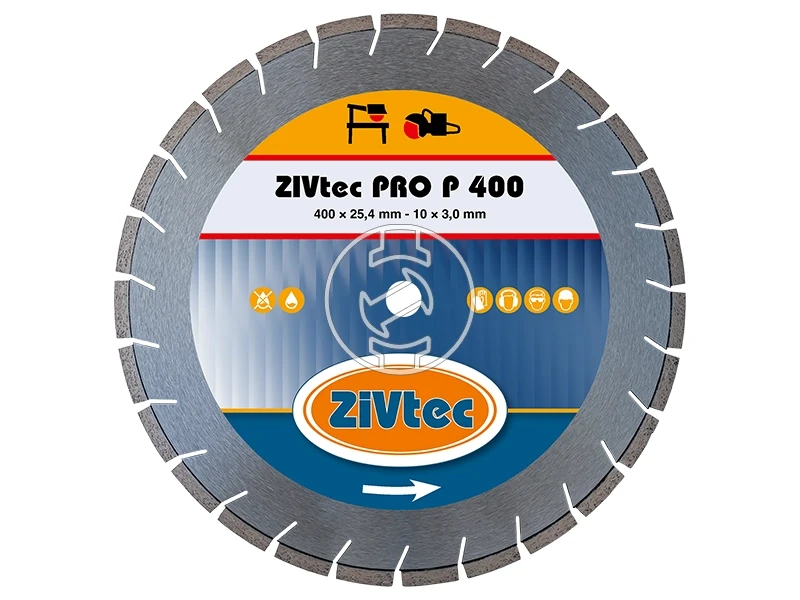ZIVtec AVIXY gyémánt vágótárcsa 400 x 25,4 mm