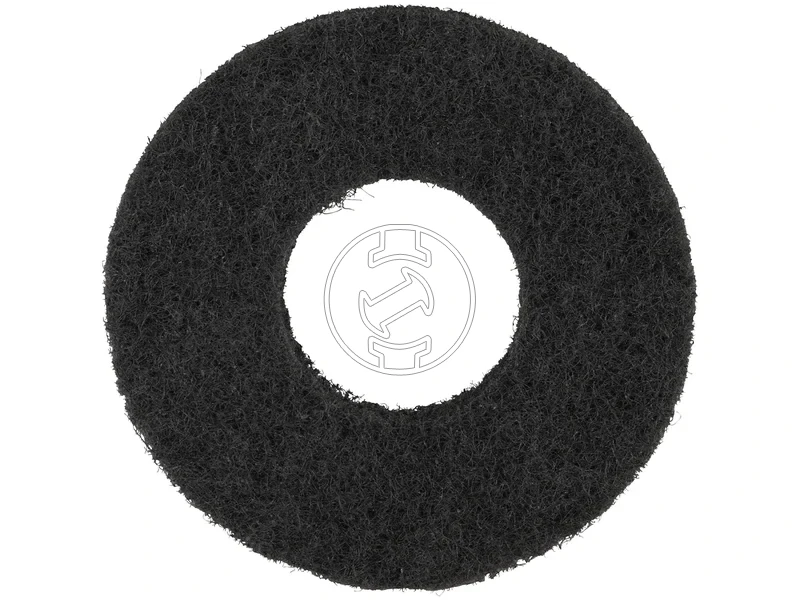 Kép: PS001G 200 mm-es padlotisztito betet szett FEKETE - csiszolo.webp
