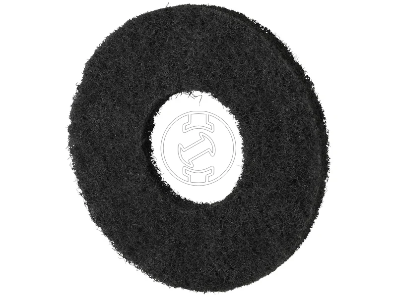 Kép: PS001G 200 mm-es padlotisztito betet szett FEKETE - csiszolo.webp