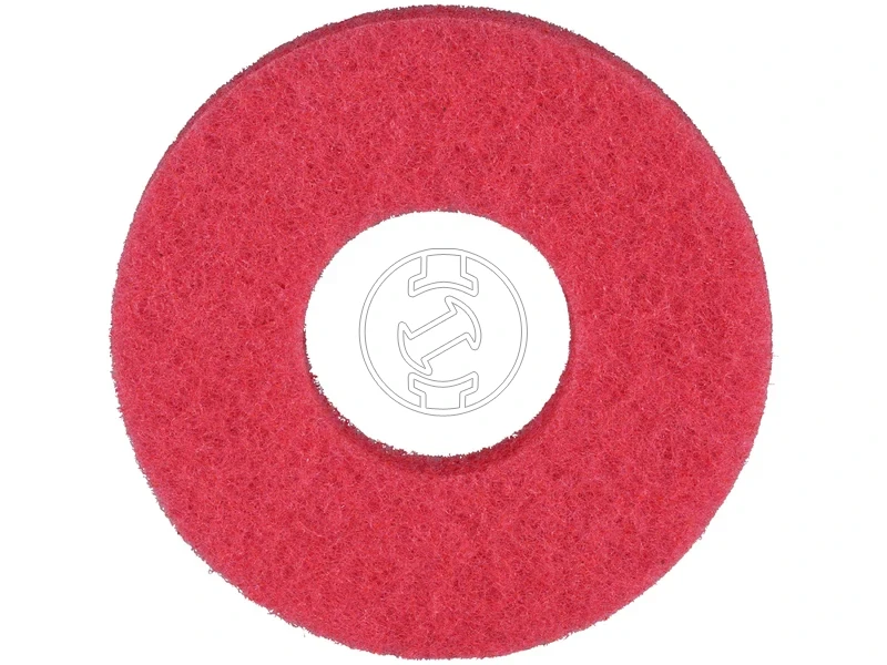 Kép: PS001G 200 mm-es padlotisztito betet szett PIROS - polirozo - tisztito.webp