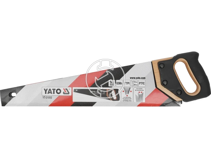 Kép: PTFE-bevonatu kezifuresz fahoz 500 mm.webp