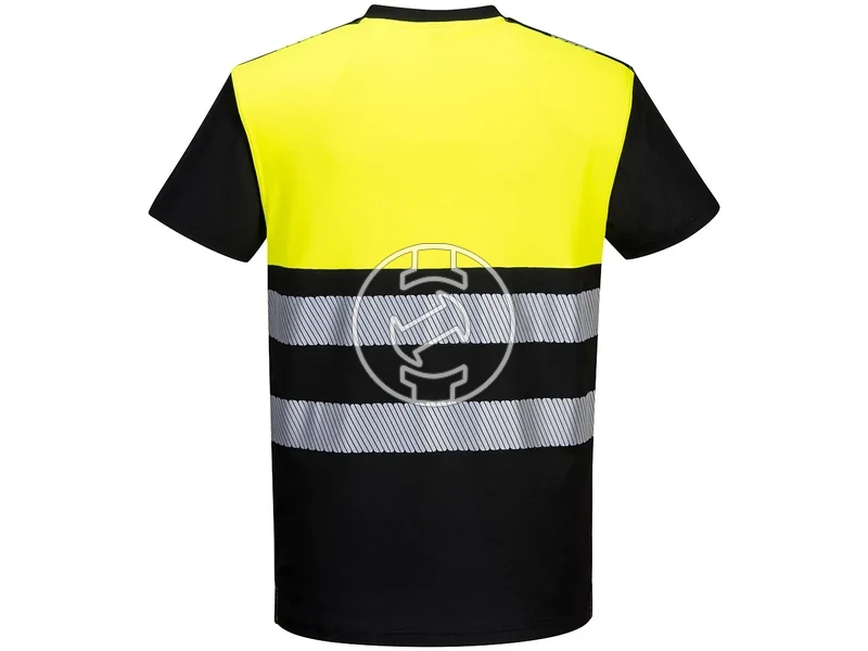 Kép: PW311 - PW3 Hi-Vis Class 1 polo - FeketeSarga.webp
