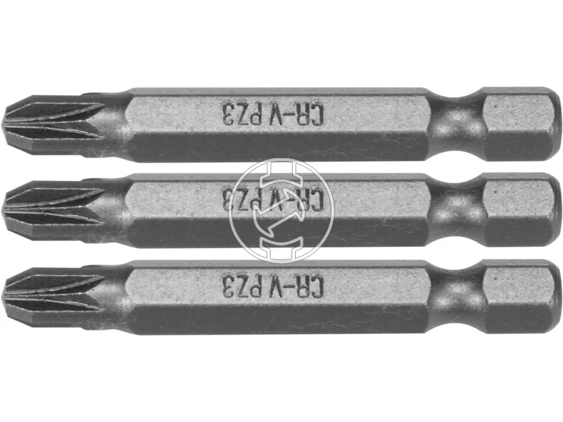 Kép: PZ3 Pozidriv csavarhuzo bit 50 mm 14 hatszog szar 3 db.webp