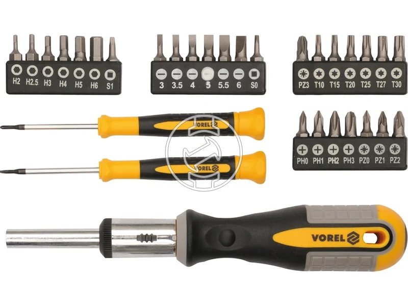 Kép: Racsnis csavarhuzo es bitkeszlet 31 reszes.webp