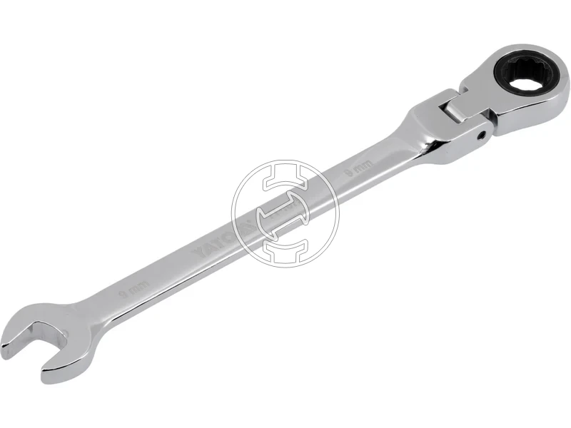 Kép: Racsnis csuklos feju csillag-villaskulcs 9 mm.webp