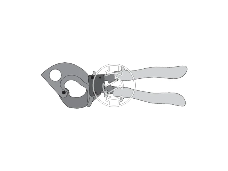 Kép: Racsnis kabelvago 240 mm kapacitas L300 mm.webp