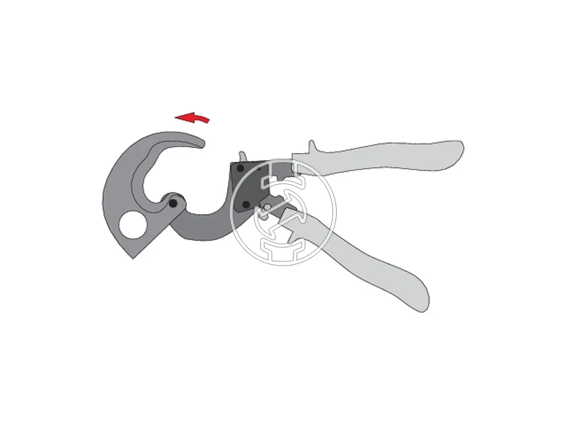 Kép: Racsnis kabelvago 240 mm kapacitas L300 mm.webp