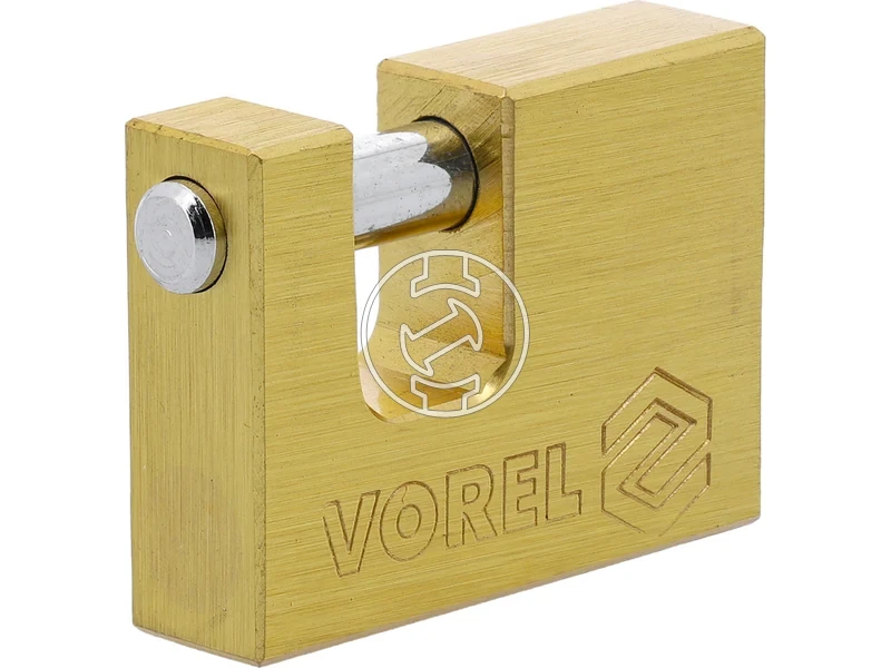 Kép: RECTANGULAR BRASS PADLOCK 50MM.webp