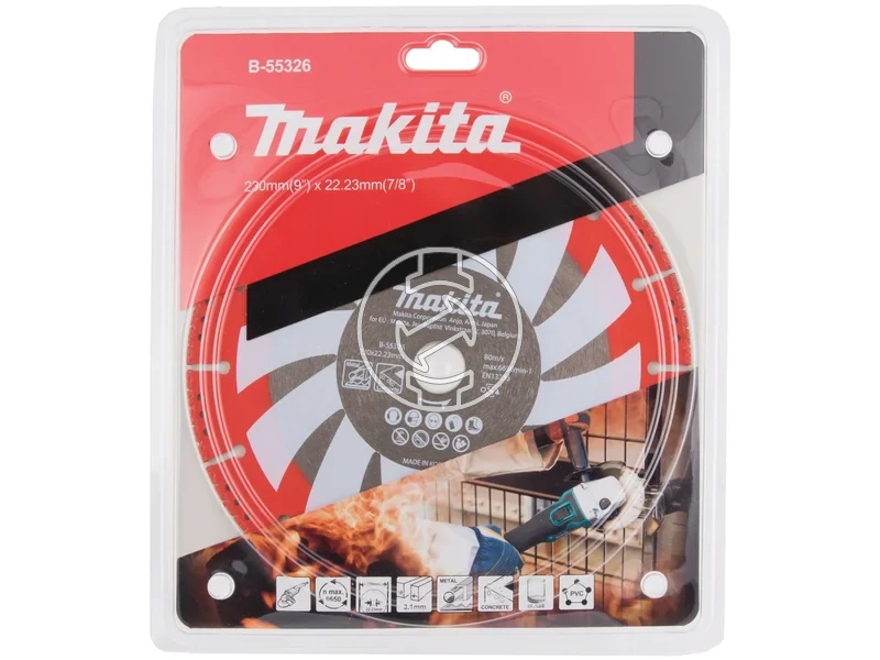 Kép: RESCUE-CUT vakuumforrasztott 230 mm gyemant vagotarcsa max 6550 1perc 1 db.webp