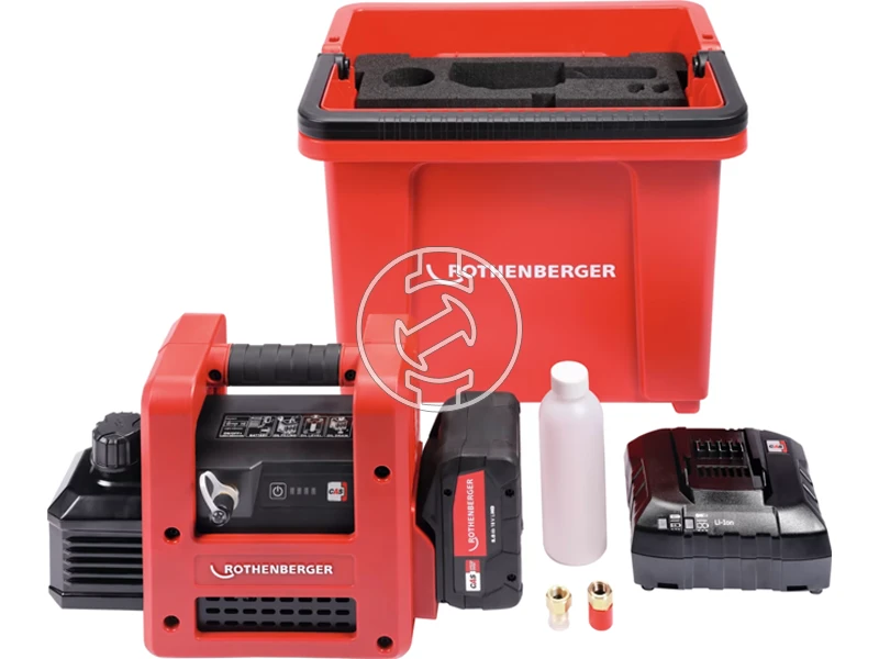 Rothenberger ROAIRVAC R32 2.0 akkus vákuumszivattyú 1x8Ah, ROBUCKET AMP