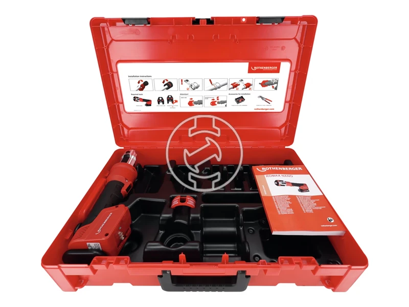Rothenberger ROMAX NANO Akkus csőprés ROCASE 6414