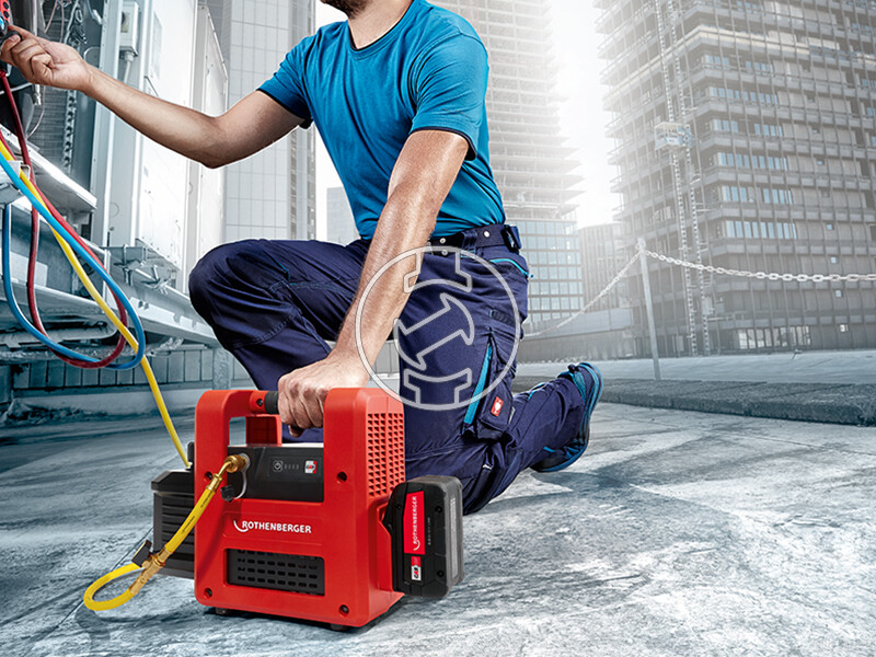 Rothenberger Roairvac R32 5.0 CL akkus vákuumszivattyú Robuckettel