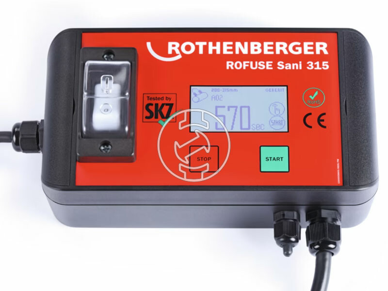 Rothenberger Rofuse Sani 315 E elektrofitting hegesztő
