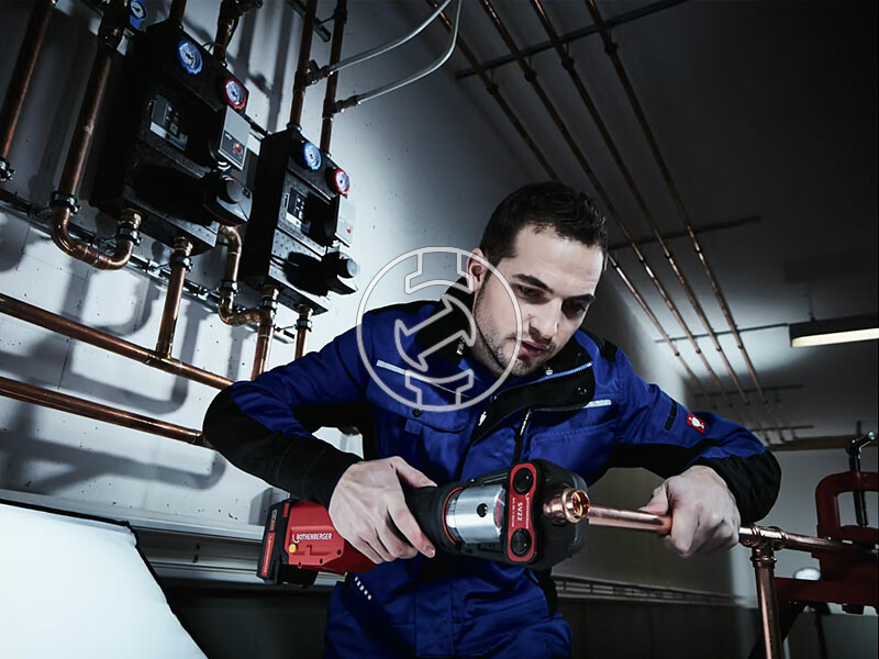 Rothenberger ROMAX 4000 akkus csőprés U 16-20-25