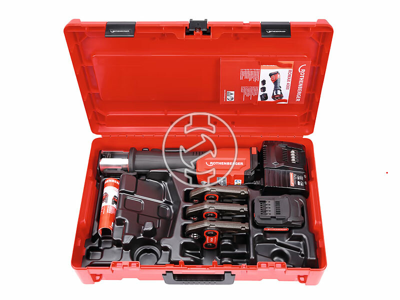 Rothenberger ROMAX 4000 akkus csőprés SV 15-22-28