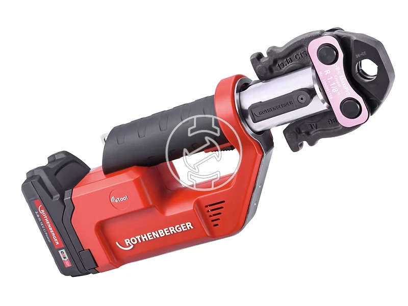 Rothenberger Romax Compact TT akkus csőprés Compact | 18 V | 0 - 35 mm | 19 kN | Szénkefés | 1 x 2 Ah akku + töltő | Rocase-ben