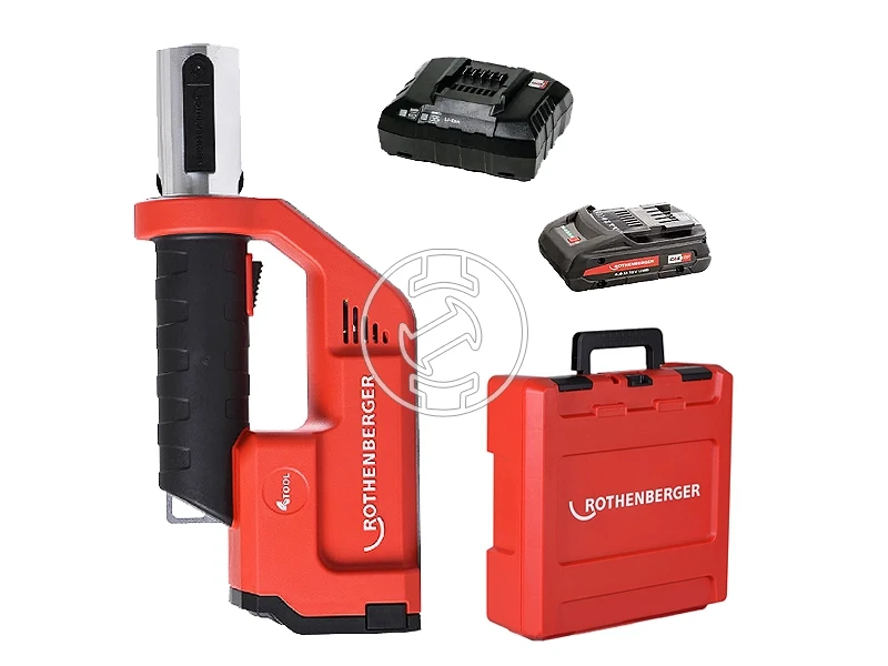 Rothenberger Romax Compact TT akkus csőprés Compact | 18 V | 0 - 35 mm | 19 kN | Szénkefés | 1 x 2 Ah akku + töltő | Rocase-ben