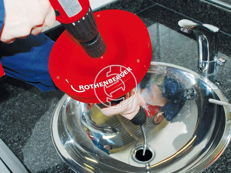 Rothenberger ROSPI 8H+E Plus kézi spirálos duguláselhárító