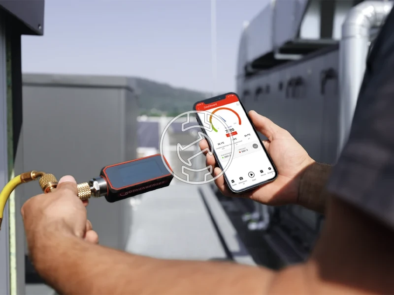 Rothenberger ROVAC PRO nyomásmérő óra