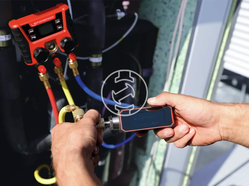 Rothenberger ROVAC PRO nyomásmérő óra