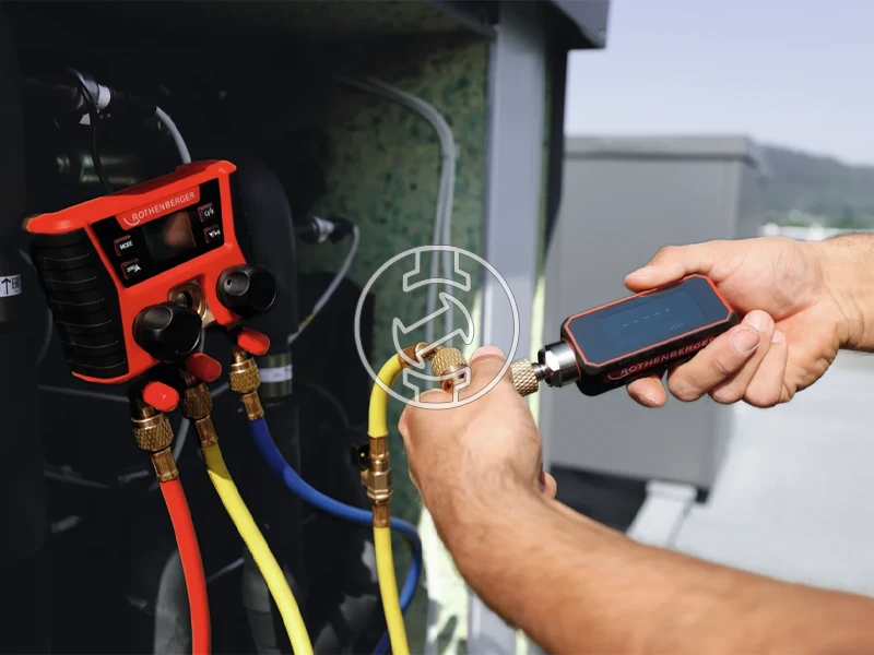 Rothenberger ROVAC PRO nyomásmérő óra