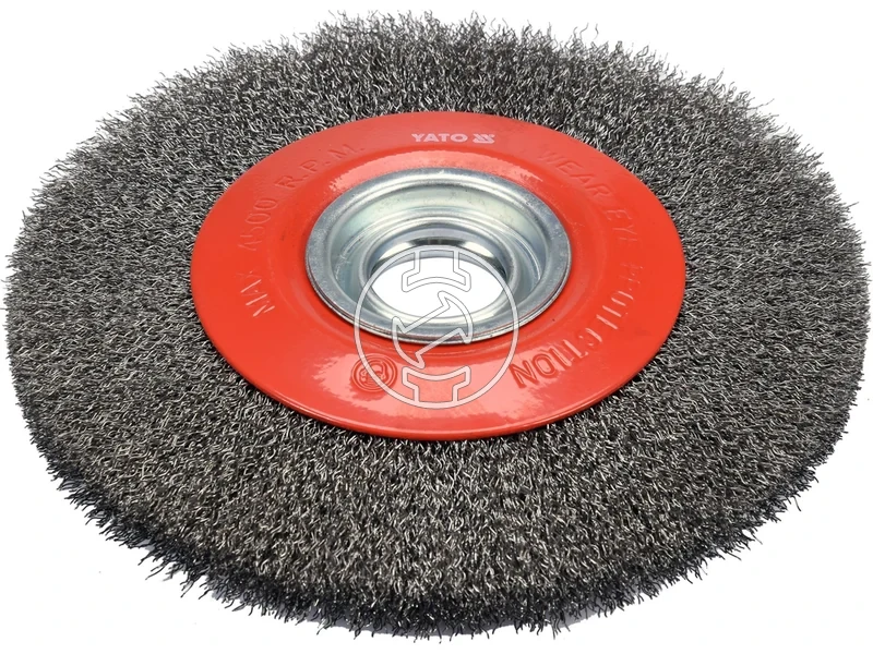 Kép: Rozsdamentes acel drotkorong 200 mm 32 mm furat.webp