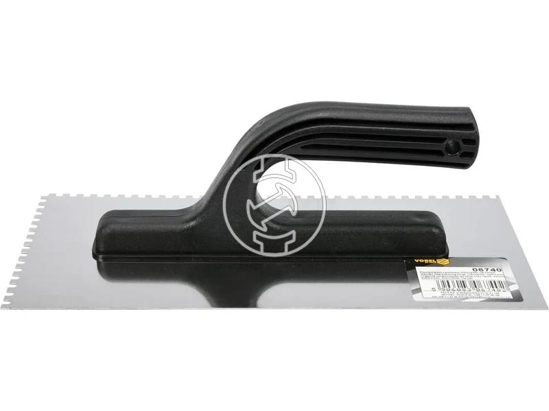 Kép: Rozsdamentes acel fogazott simito 270130 mm 44 mm fogazat.webp