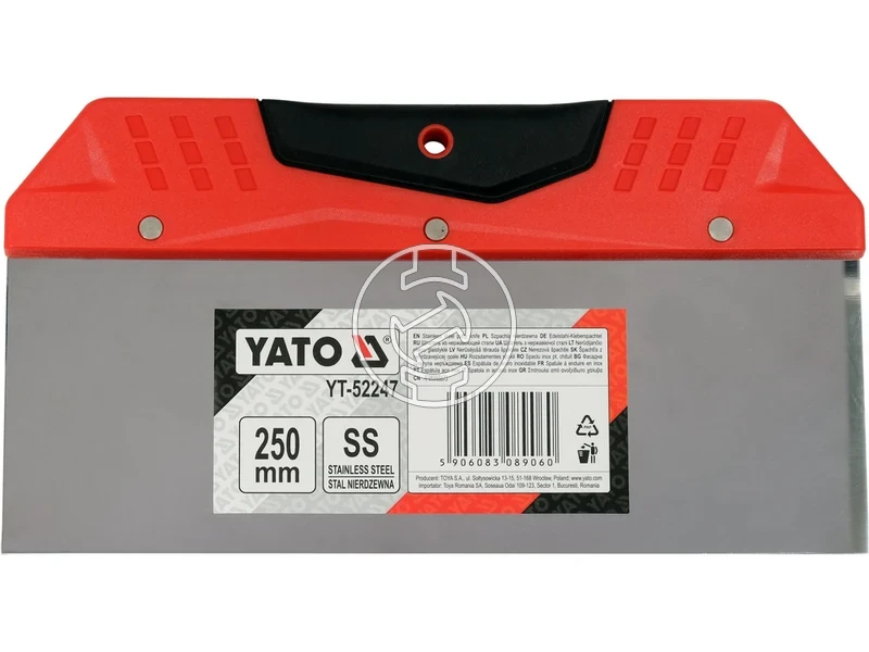 Kép: Rozsdamentes acel glettvas 250 mm.webp