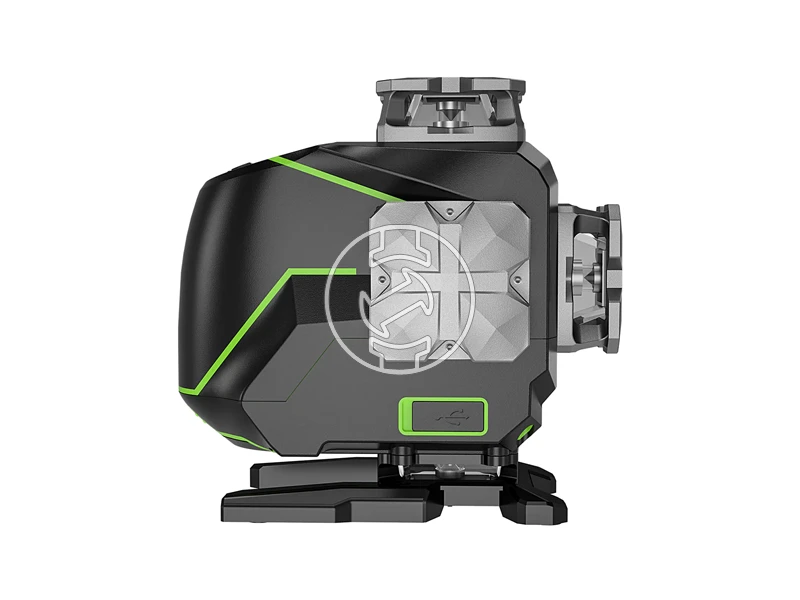 Huepar S04CG Zöld vonallézer Hatósugár jelfogóval: 0 - 60 m