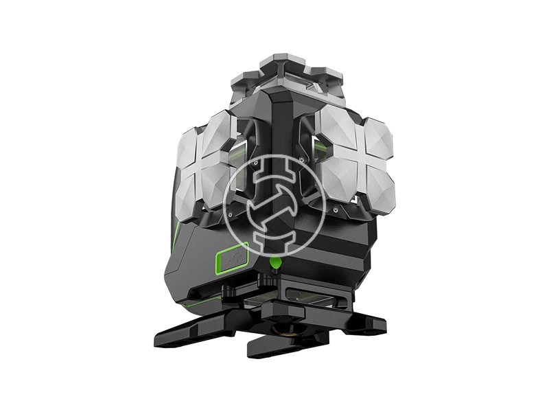 Huepar S04CG Zöld vonallézer Hatósugár jelfogóval: 0 - 60 m