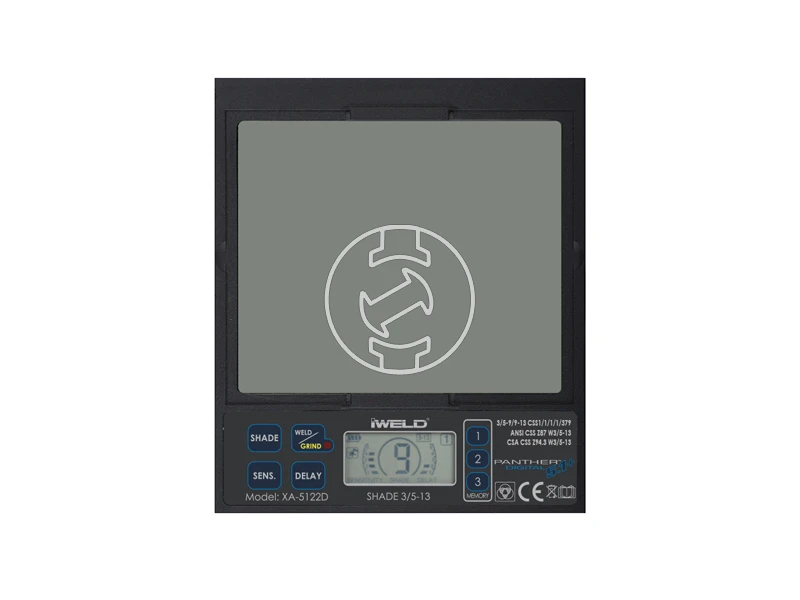 Iweld PANTHER DIGITAL 5.1+ SAMURAI automata hegesztő fejpajzs 100 x 83.4 mm