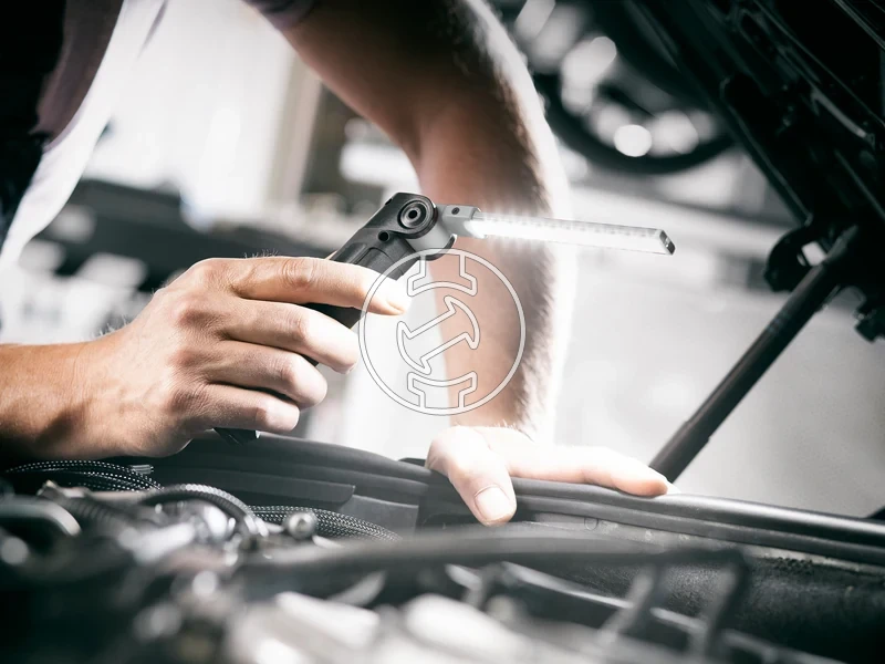 Kép: SANSA 401 A akkus kezilampa 400 lm SMD led.webp