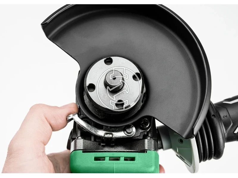 Kép: Sarokcsiszolo 125mm 1320W szenkefementes visszarugas elleni vedelem also kapcsolo 22Kg.webp