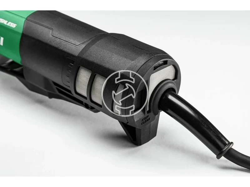 Kép: Sarokcsiszolo 125mm 1320W szenkefementes visszarugas elleni vedelem also kapcsolo 22Kg.webp