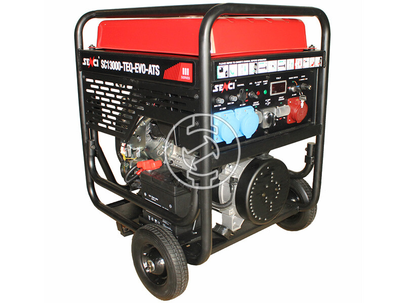 Senci SC-13000TEQ-EVO benzines háromfázisú aggregátor