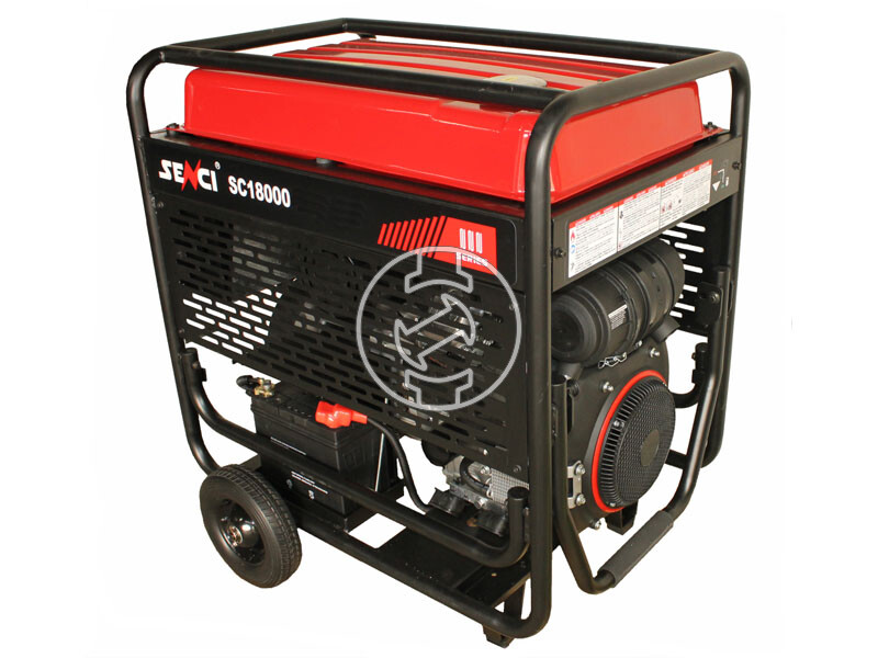 Senci SC-18000TE-EVO benzines háromfázisú aggregátor