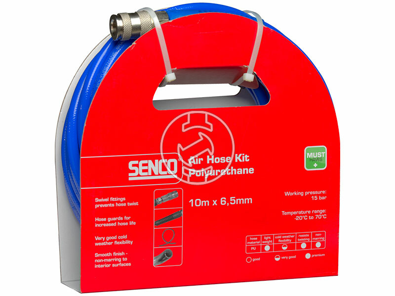 Senco 10 m x 10 mm 15 bar sűrített levegős tömlő