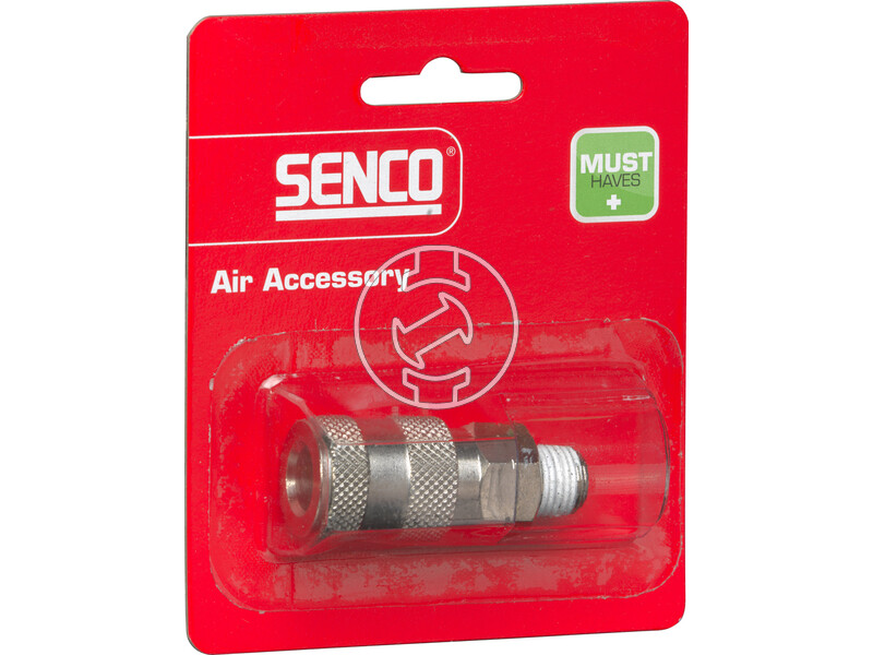 Senco 1/4 inch levegős külső menetes gyorscsatlakozó 4000300