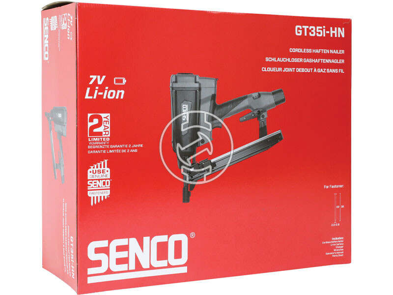 Senco GT35I-HN akkus gázpatronos szerkezeti szegező szeggel és gázpatronnal