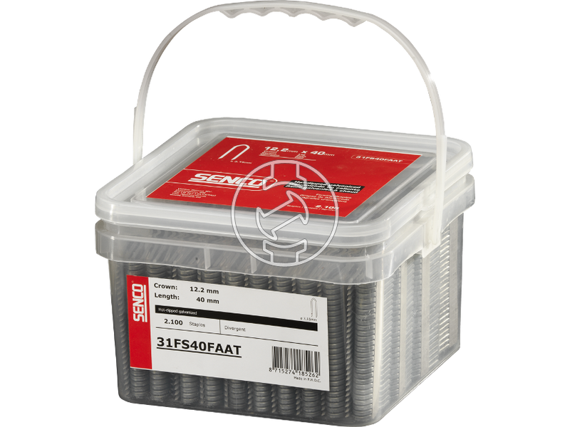 Senco 31FS40FAAT tűzőkapocs U kerítéskapocs 40mm