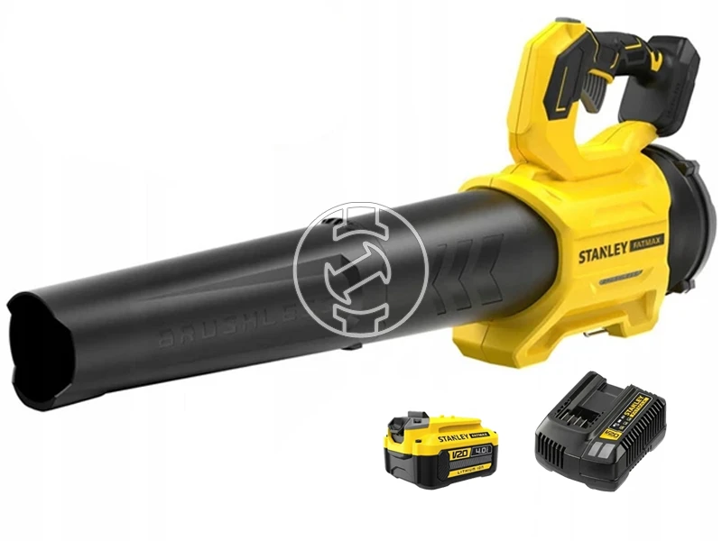 Stanley SFMCBL730M1 akkus lombfúvó 18 V | 19,33 m/s | Szénkefementes | 1 x 4 Ah akku + töltő | Kartondobozban