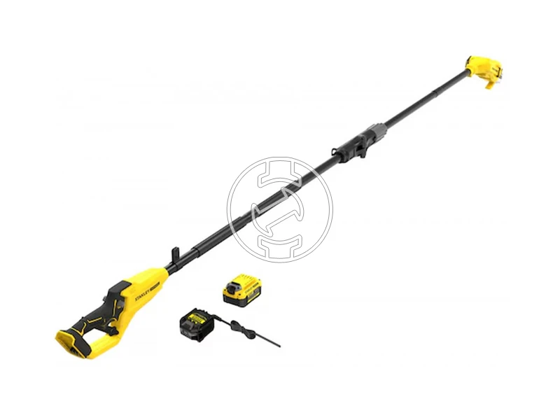 Stanley SFMCPS720M1-QW akkus magassági láncfűrész V20, 1 x 4.0 Ah