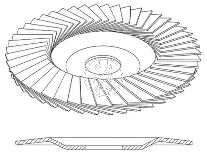 Kép: SharkFlex Lamellaskorong 125mm Aluminium Z40.webp