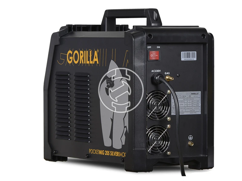 Iweld Gorilla Pocketmig 205 Aluflux fogyóelektródás védőgázas inverteres hegesztő 50 - 190 A | 230 V